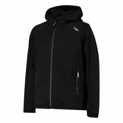 Giacca in softshell leggero da bambino con cappuccio fisso
