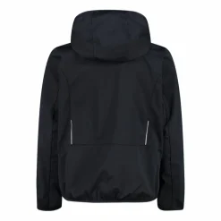 Giacca in softshell leggero da bambino con cappuccio fisso