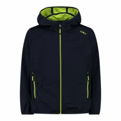 Giacca in softshell leggero da bambino con cappuccio fisso