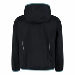 Giacca in softshell leggero da bambino con cappuccio fisso