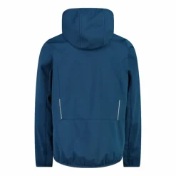 Giacca in softshell leggero da bambino con cappuccio fisso