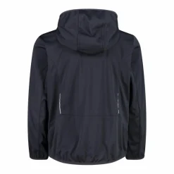 Giacca in softshell leggero da bambino con cappuccio fisso