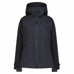 Giacca lunga da sci e snowboard da donna in mechanical stretch loose fit