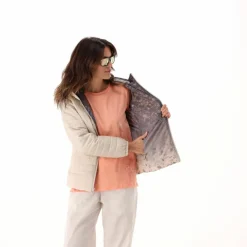 Giacca reversibile con fantasia da Donna