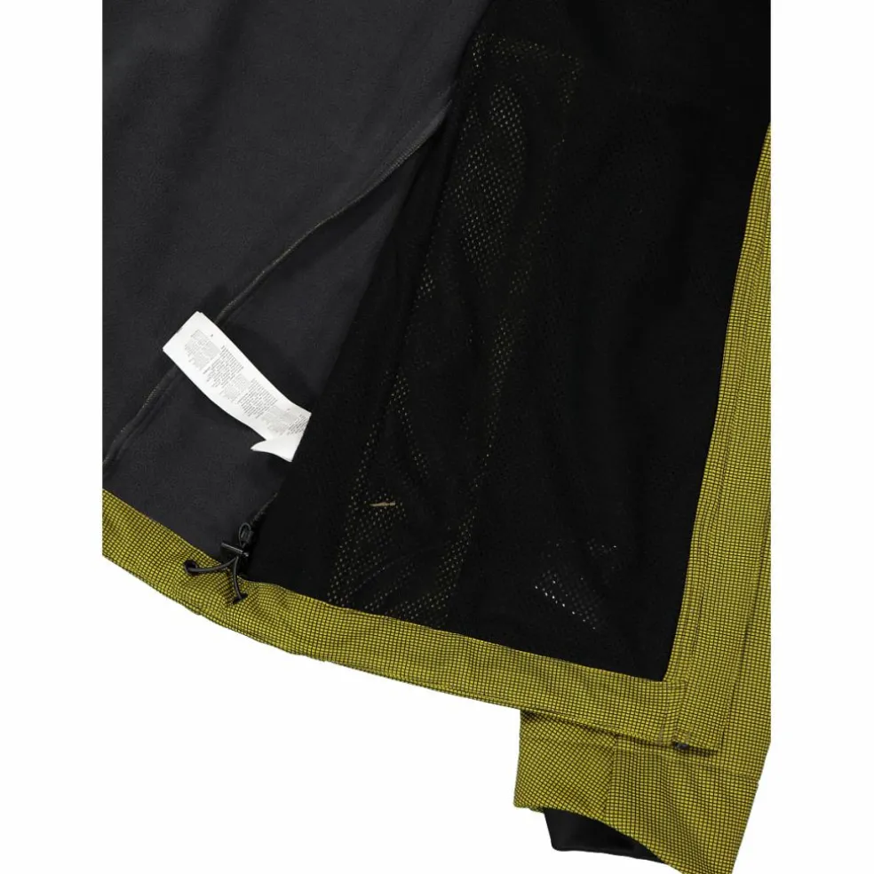 Giacca Softshell da Uomo con Cappuccio e Motivo Grid-Jacquard Bicolor