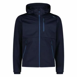 Giacca softshell in Ripstop da Uomo con Cappuccio Staccabile