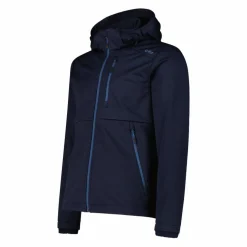 Giacca softshell in Ripstop da Uomo con Cappuccio Staccabile