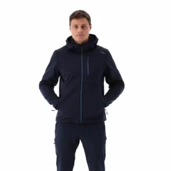 Giacca softshell in Ripstop da Uomo con Cappuccio Staccabile