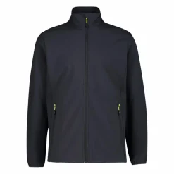 Giacca uomo in softshell con dettagli reflective