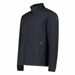 Giacca uomo in softshell con dettagli reflective