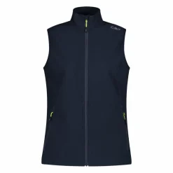 Gilet donna in softshell con dettagli reflective