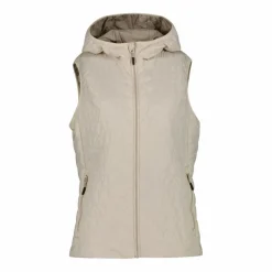 Gilet imbottito con cappuccio da Donna