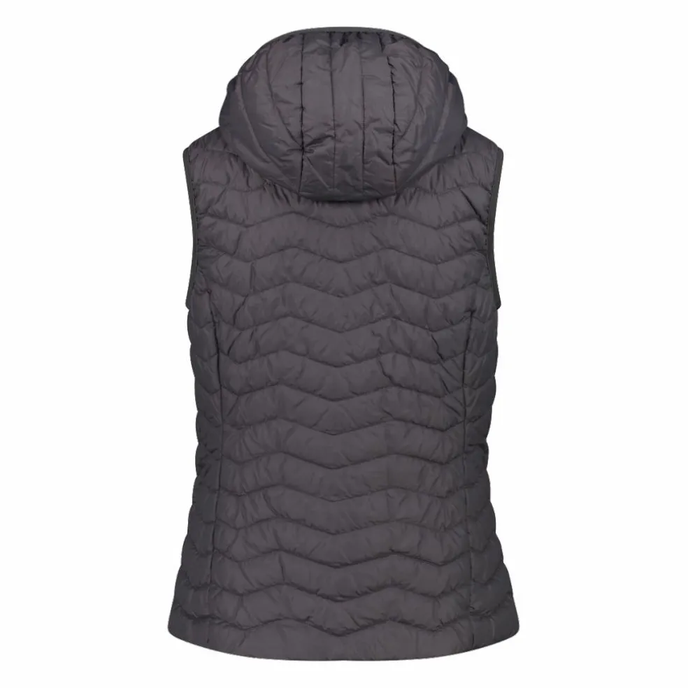 Gilet imbottito con cappuccio da Donna