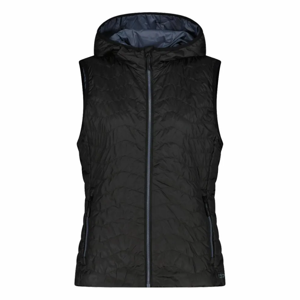 Gilet imbottito con cappuccio da Donna