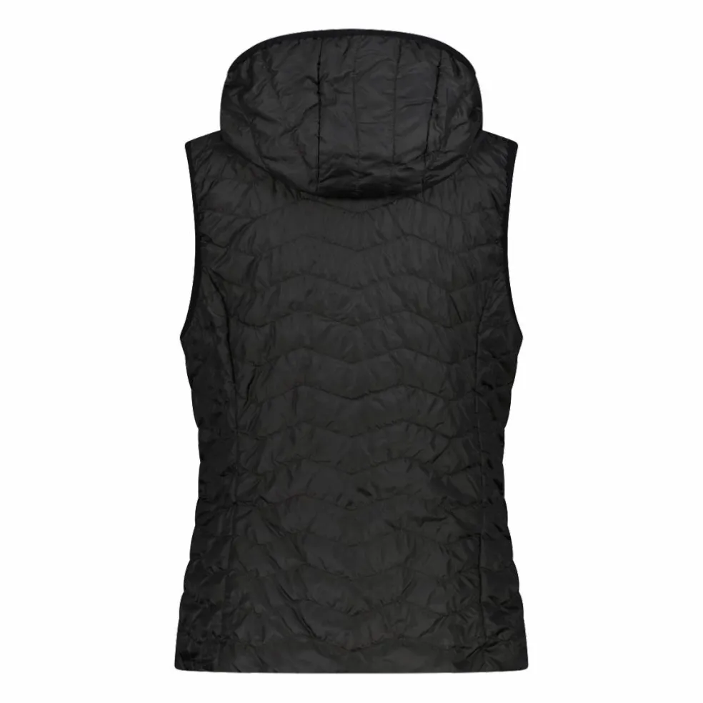 Gilet imbottito con cappuccio da Donna