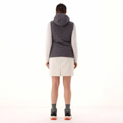 Gilet imbottito con cappuccio da Donna