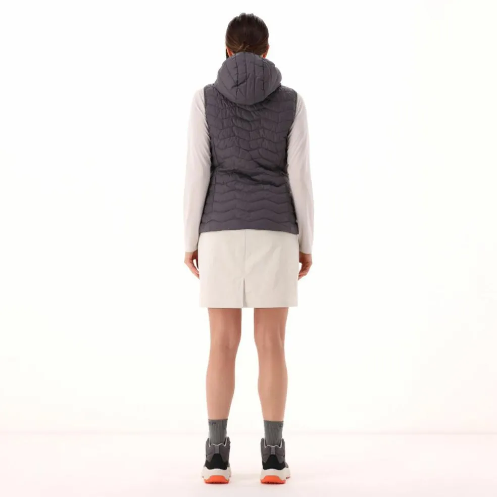 Gilet imbottito con cappuccio da Donna