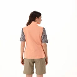 Gilet in Softshell leggero con trama jacquard da Donna