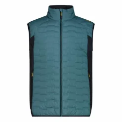 Gilet smanicato ibrido da uomo imbottito con PrimaLoft Black thermoplume Unlimitech