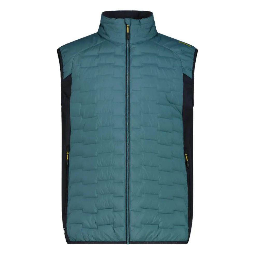 Gilet smanicato ibrido da uomo imbottito con PrimaLoft Black thermoplume Unlimitech