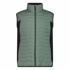 Gilet smanicato ibrido da uomo imbottito con PrimaLoft Black thermoplume Unlimitech