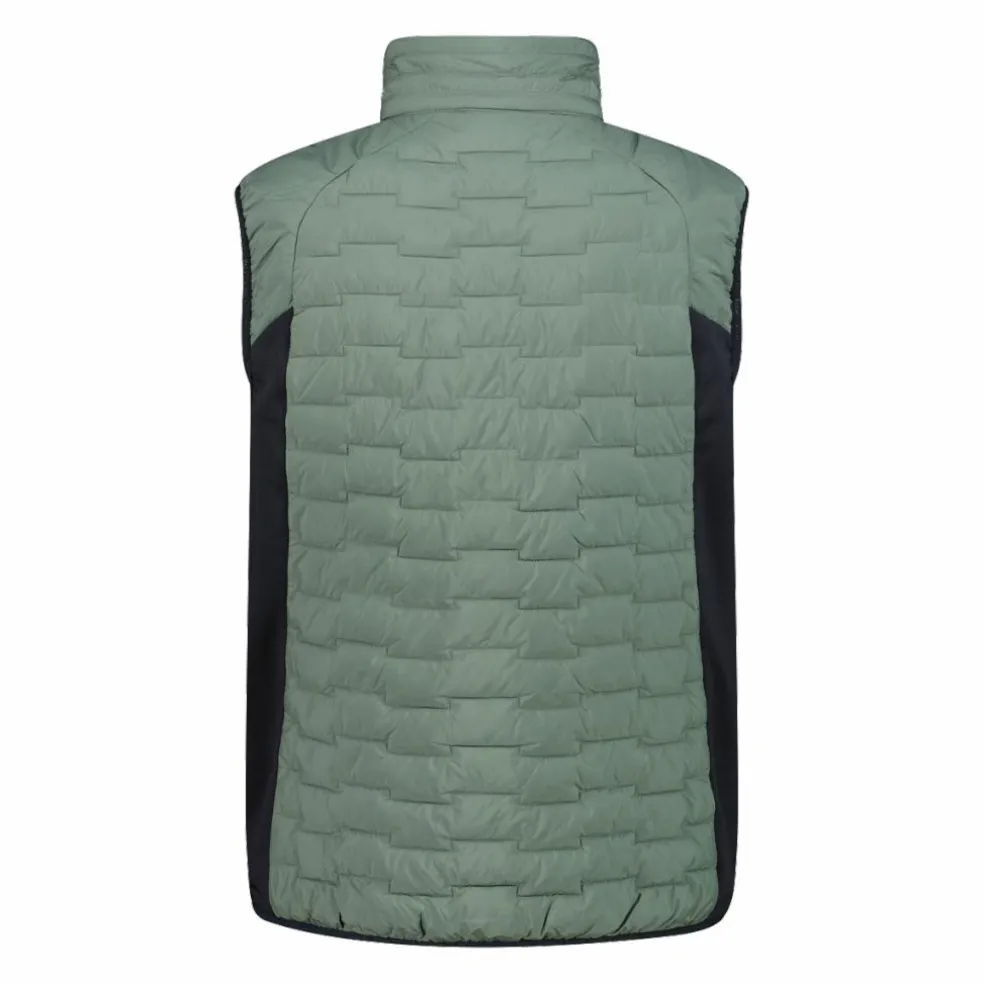 Gilet smanicato ibrido da uomo imbottito con PrimaLoft Black thermoplume Unlimitech