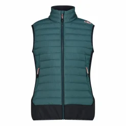 Gilet smanicato ibrido da donna imbottito con PrimaLoft Black Thermoplume Unlimitech