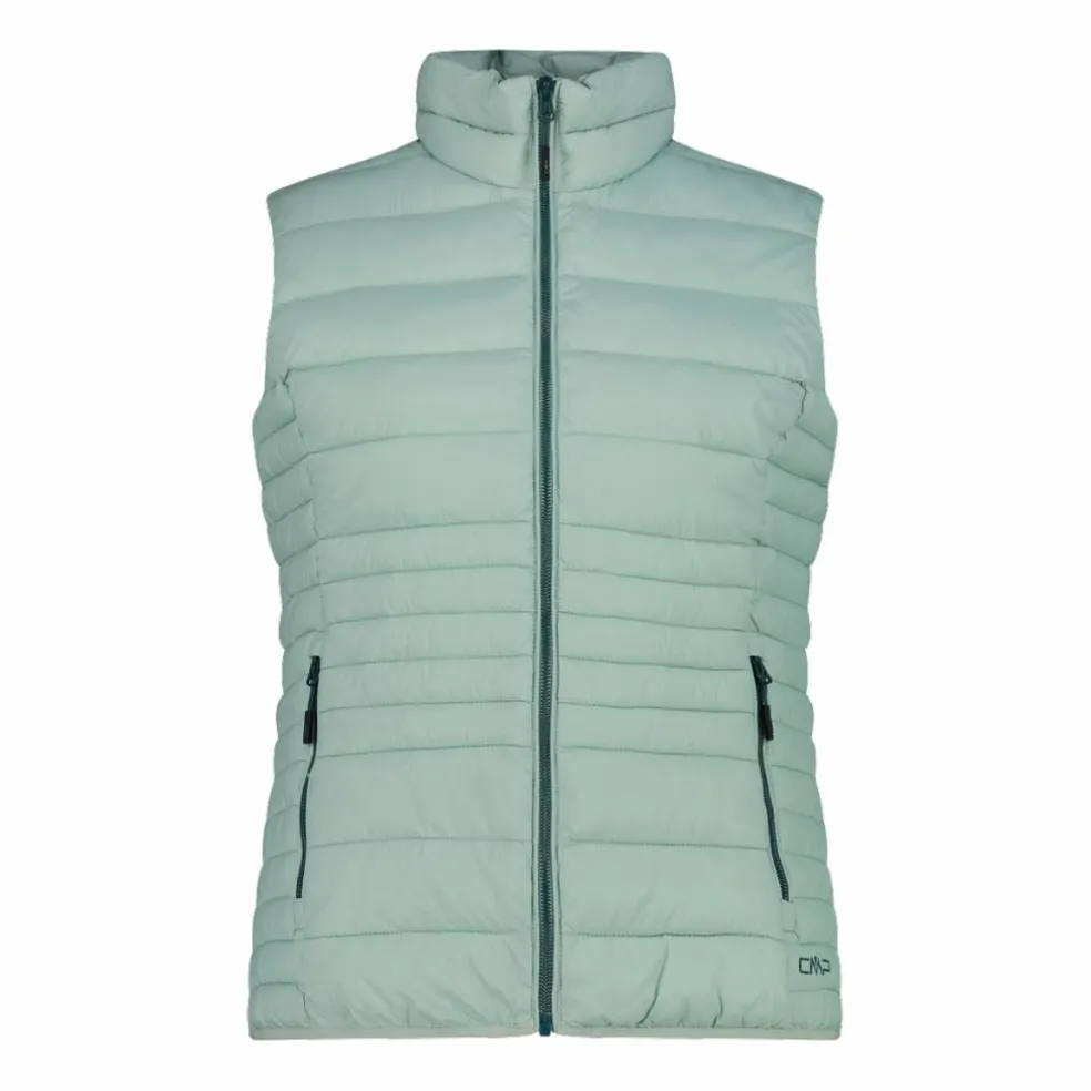 Gilet smanicato imbottito in Sorona da donna tinta unita