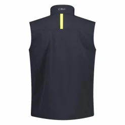Gilet uomo in softshell con dettagli reflective