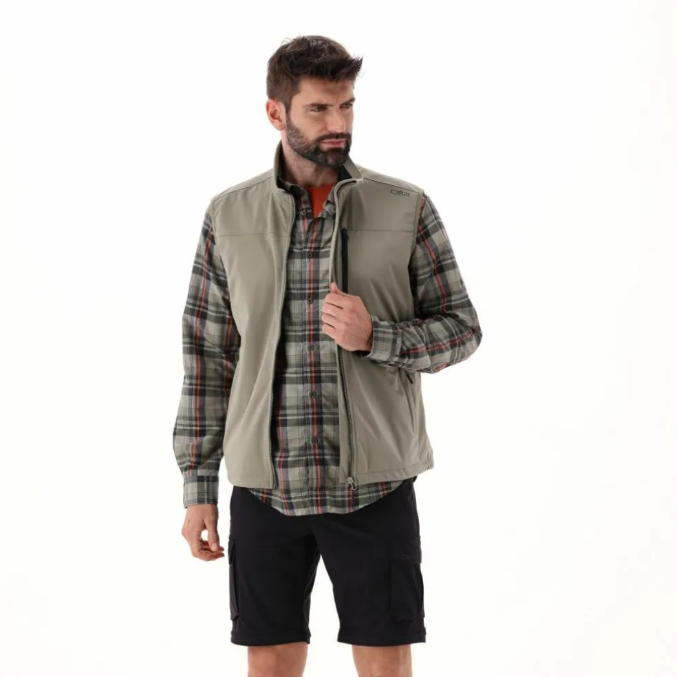 Gilet uomo in Softshell leggero