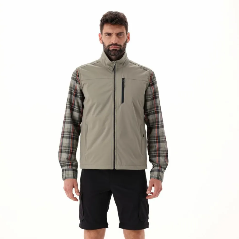 Gilet uomo in Softshell leggero