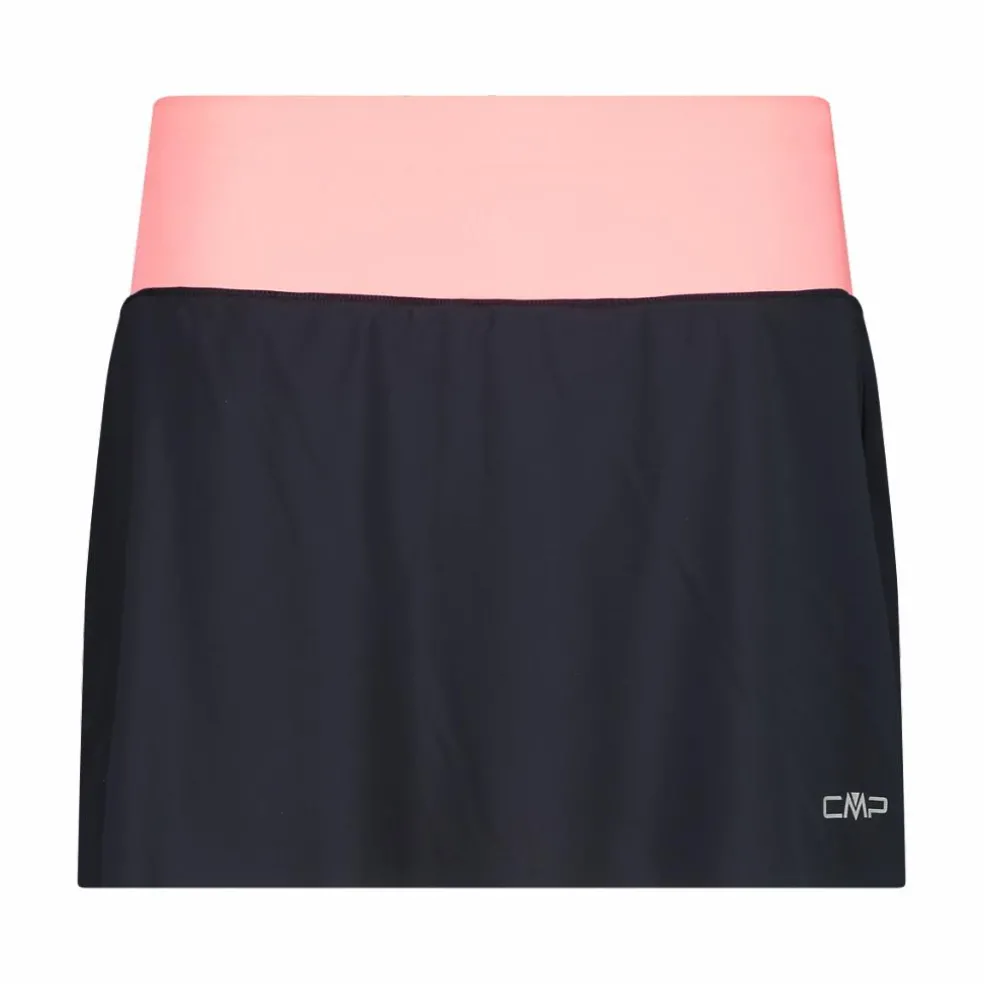 Gonna multifunzione da donna con pantaloncino interno