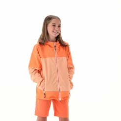 Guscio da bambina in ripstop bicolor