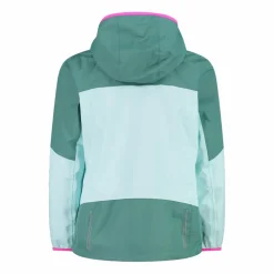 Guscio da bambina in ripstop bicolor