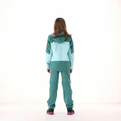 Guscio da bambina in ripstop bicolor