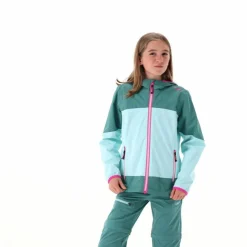 Guscio da bambina in ripstop bicolor