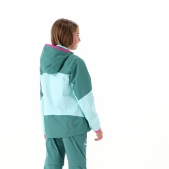 Guscio da bambina in ripstop bicolor