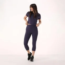 Leggings 3/4 stretch da donna