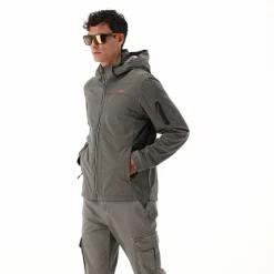 Light Softshell mèlange da uomo