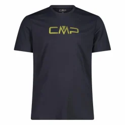 Maglia a maniche corte girocollo da uomo con logo CMP