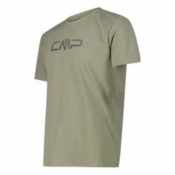 Maglia a maniche corte girocollo da uomo con logo CMP