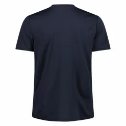 Maglia a maniche corte girocollo da uomo con logo CMP