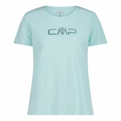 Maglia a maniche corte girocollo da donna con logo CMP