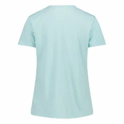 Maglia a maniche corte girocollo da donna con logo CMP