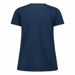 Maglia a maniche corte girocollo da donna con logo CMP