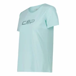 Maglia a maniche corte girocollo da donna con logo CMP