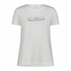 Maglia a maniche corte girocollo da donna con logo CMP