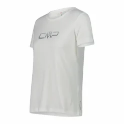 Maglia a maniche corte girocollo da donna con logo CMP