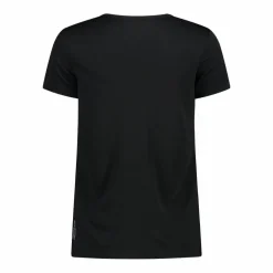 Maglia a maniche corte girocollo da donna con logo CMP