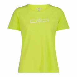 Maglia a maniche corte girocollo da donna con logo CMP